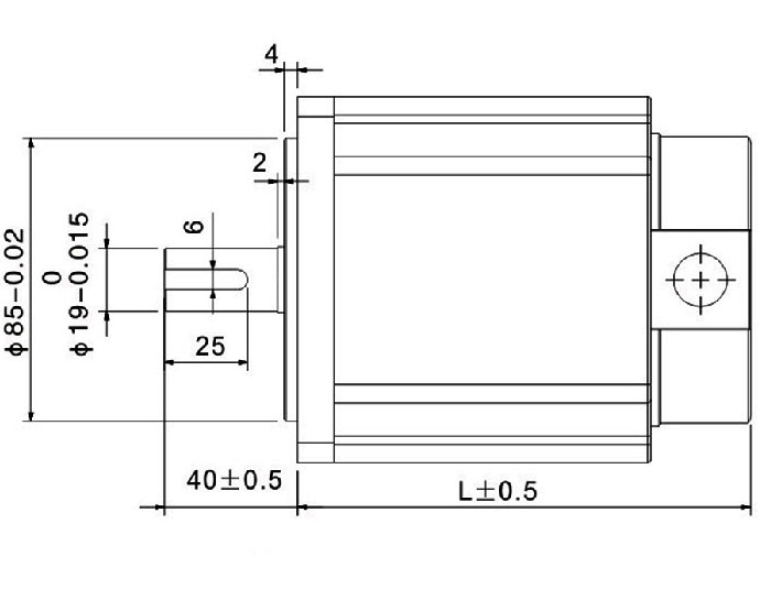 110BYG250A、110BYG250B、110BYG250C、110BYG250D 2-phase Motor